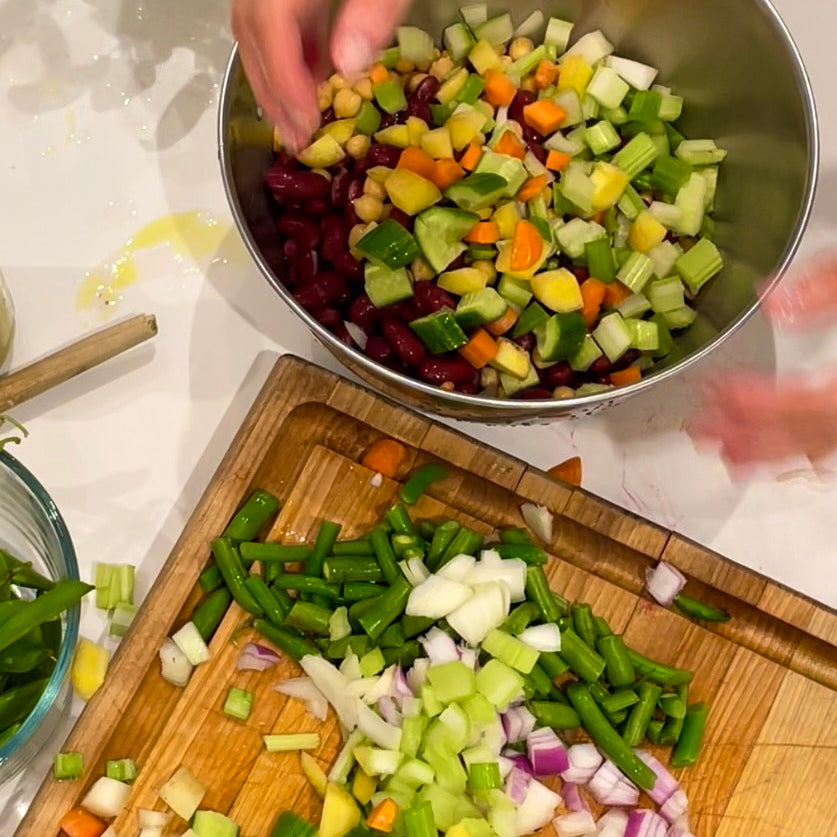 Mixed bean rainbow 🌈 salad