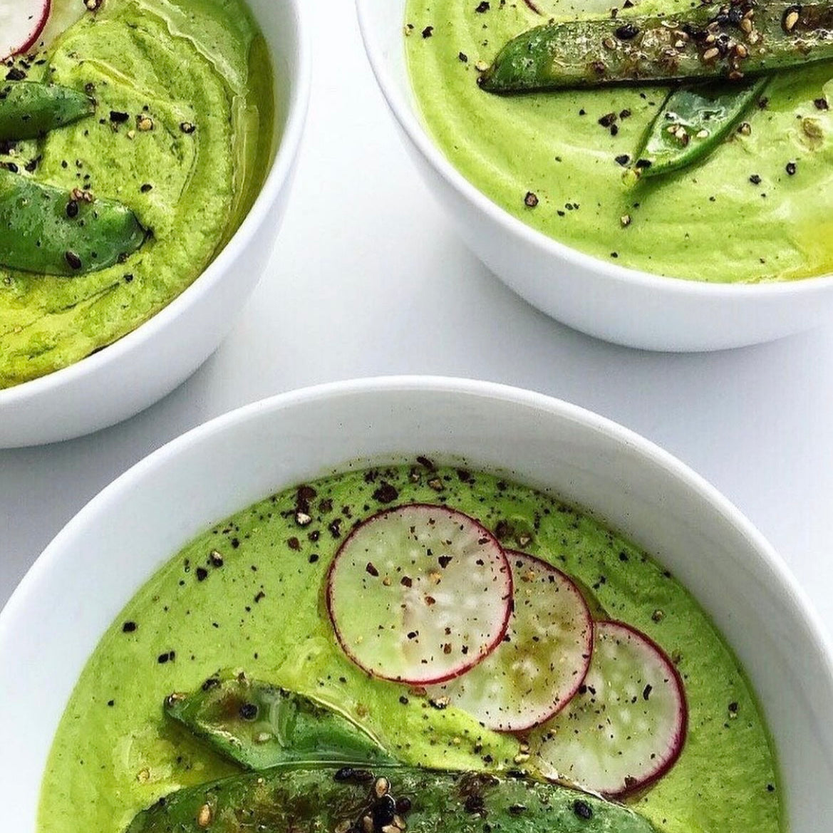 Creamy Greens detox cauliflower soup✨