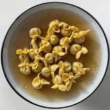 grass-fed beef bone broth with basil & rose