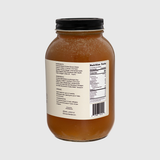 chicken bone broth with fermented garlic & ginger