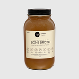 chicken bone broth with fermented lemongrass